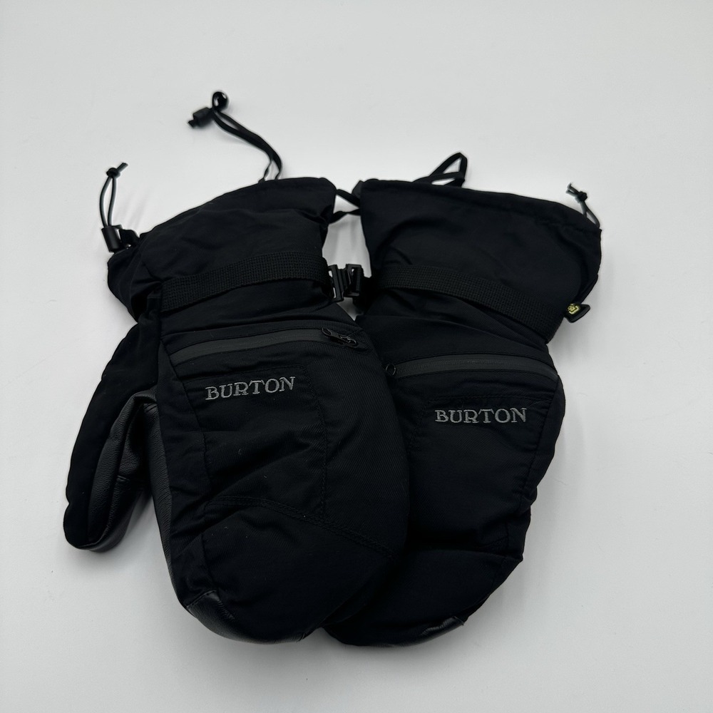 Burton Gore-Tex Snow Mittens Men's Size XL Waterproof Black Excellent Condition